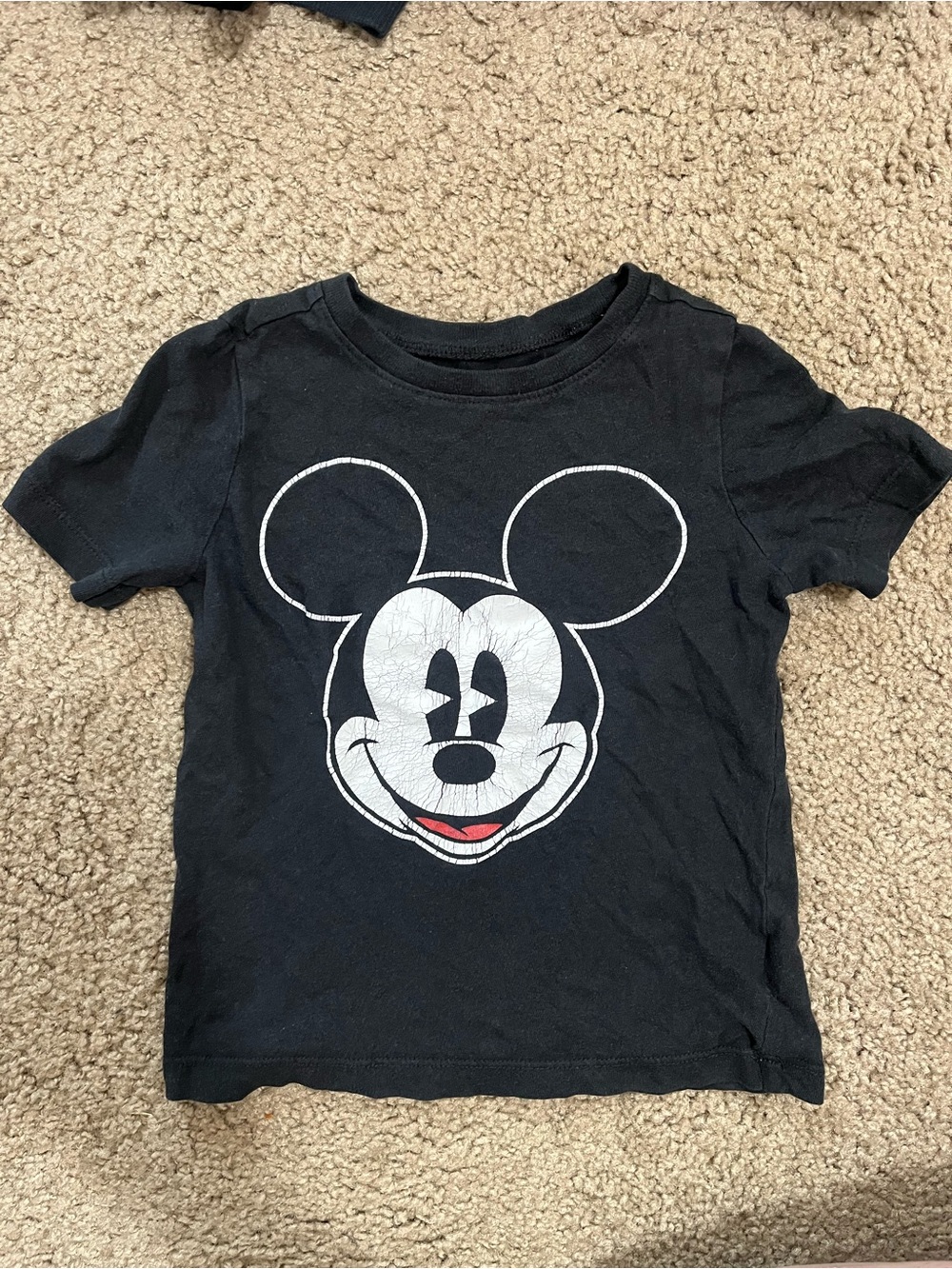Kids Disney Black Mickey Mouse Graphic Tee - size 3T